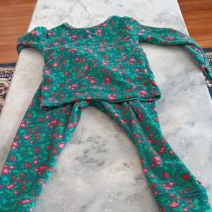 Cat & Jack Girls Floral Pajama Set - Cozy Two-Piece Sleepwear